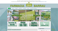 Desktop Screenshot of farmaciabarrau.com