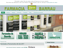 Tablet Screenshot of farmaciabarrau.com